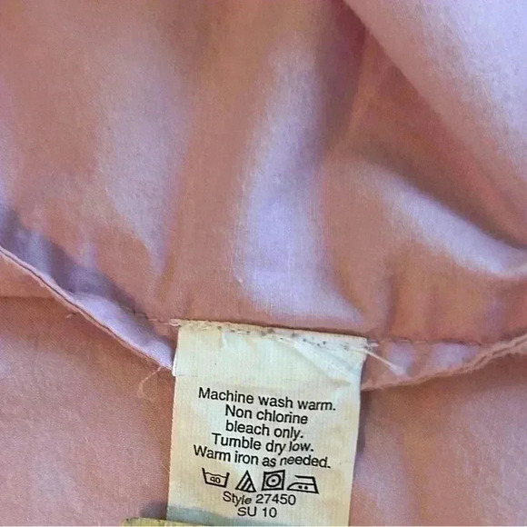 J. Crew Womens Blouse Size 2 Pink Tassel Tie V Neck Embroidered Tank Top In EUC. - Picture 7 of 9